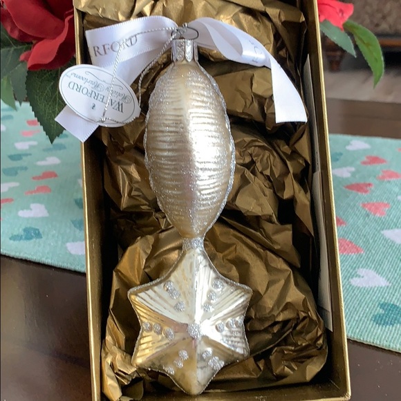 COPY - Vintage WATERFORD Moon and Star Ornament - Picture 4 of 9